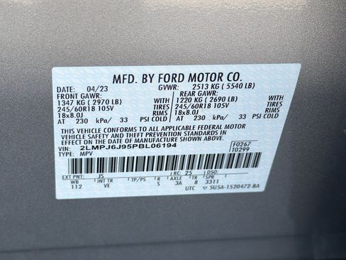 Used 2023 Lincoln Nautilus FWD w/ Premium Package image 32