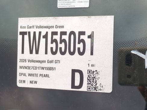 New 2026 Volkswagen GTI SE FWD image 20