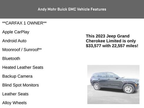 Used 2023 Jeep Grand Cherokee Limited AWD/4WD image 4