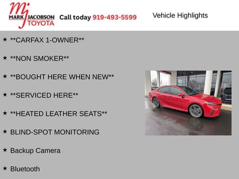 Used 2025 Toyota Camry XSE image 6