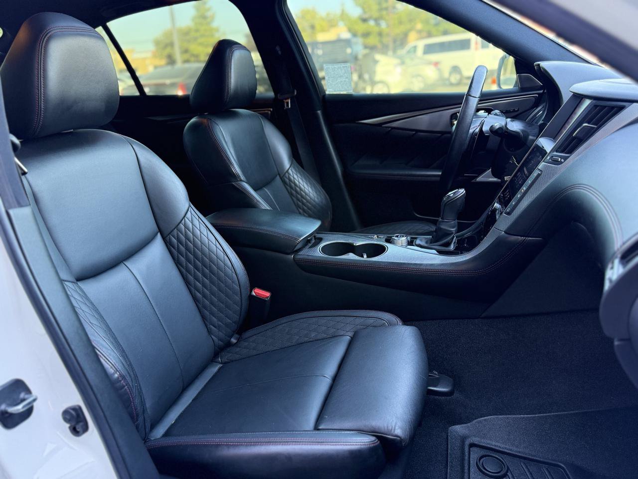 Used 2018 INFINITI Q50 Red Sport 400 w/ Sensory Package (Sport) RWD image 16