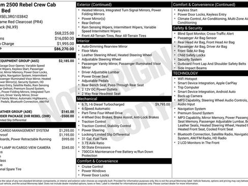 Used 2024 RAM 2500 Rebel w/ Level 2 Equipment Group AWD/4WD image 6