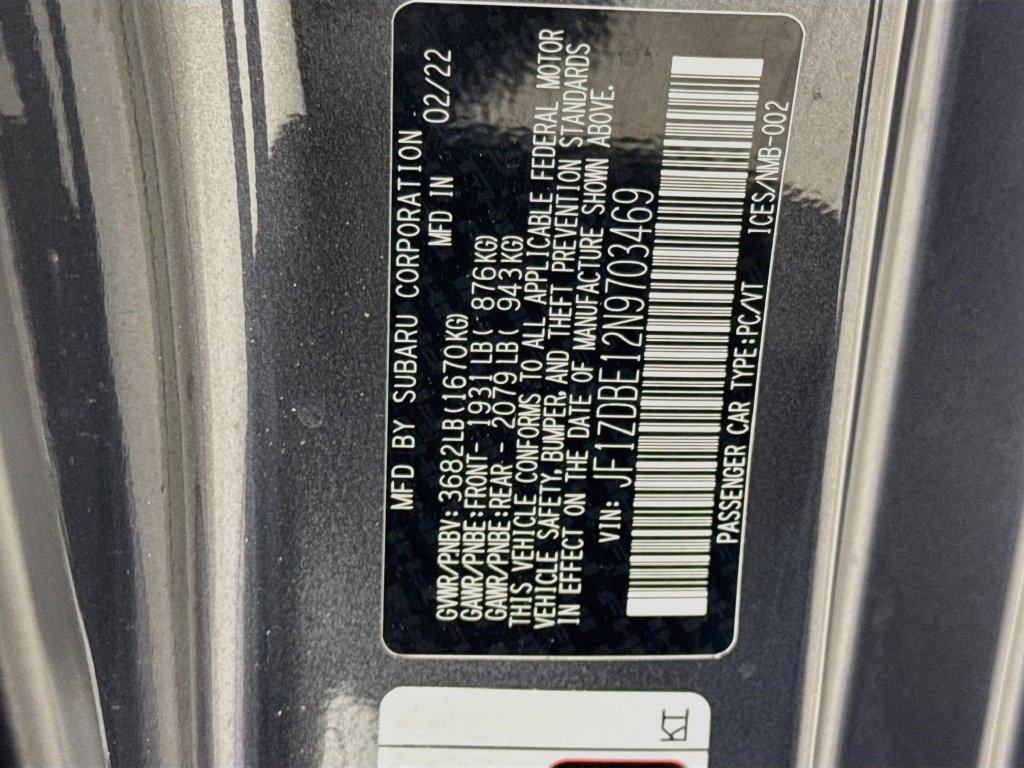 Used 2022 Subaru BRZ Limited RWD image 36