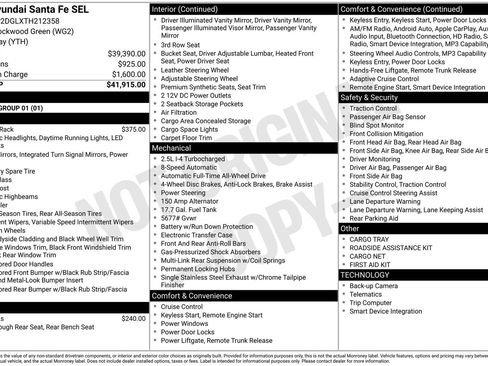 New 2026 Hyundai Santa Fe SEL AWD/4WD image 20