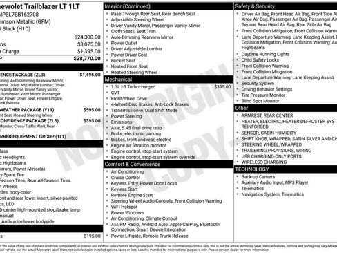 Used 2025 Chevrolet TrailBlazer LT w/ Convenience Package image 4