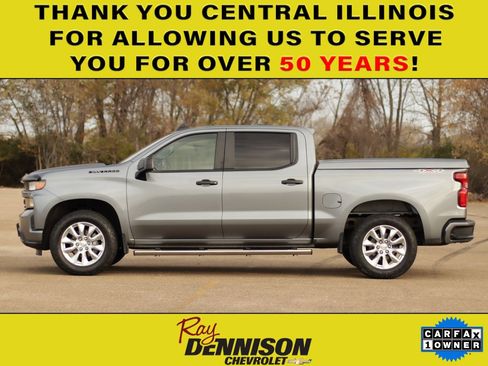 Used 2021 Chevrolet Silverado 1500 Custom w/ LPO, Dark Essentials Package image 4