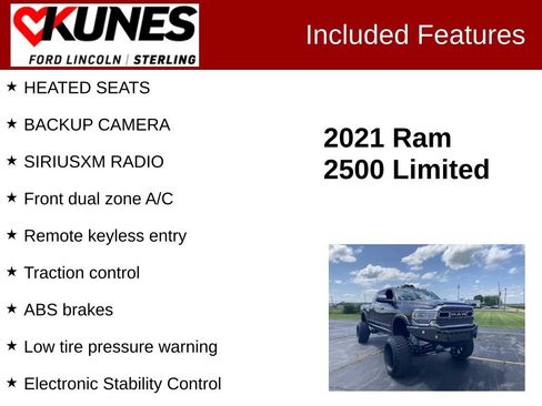 Used 2021 RAM 2500 Limited AWD/4WD image 2