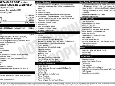 New 2025 MAZDA CX-5 AWD 2.5 S image 6