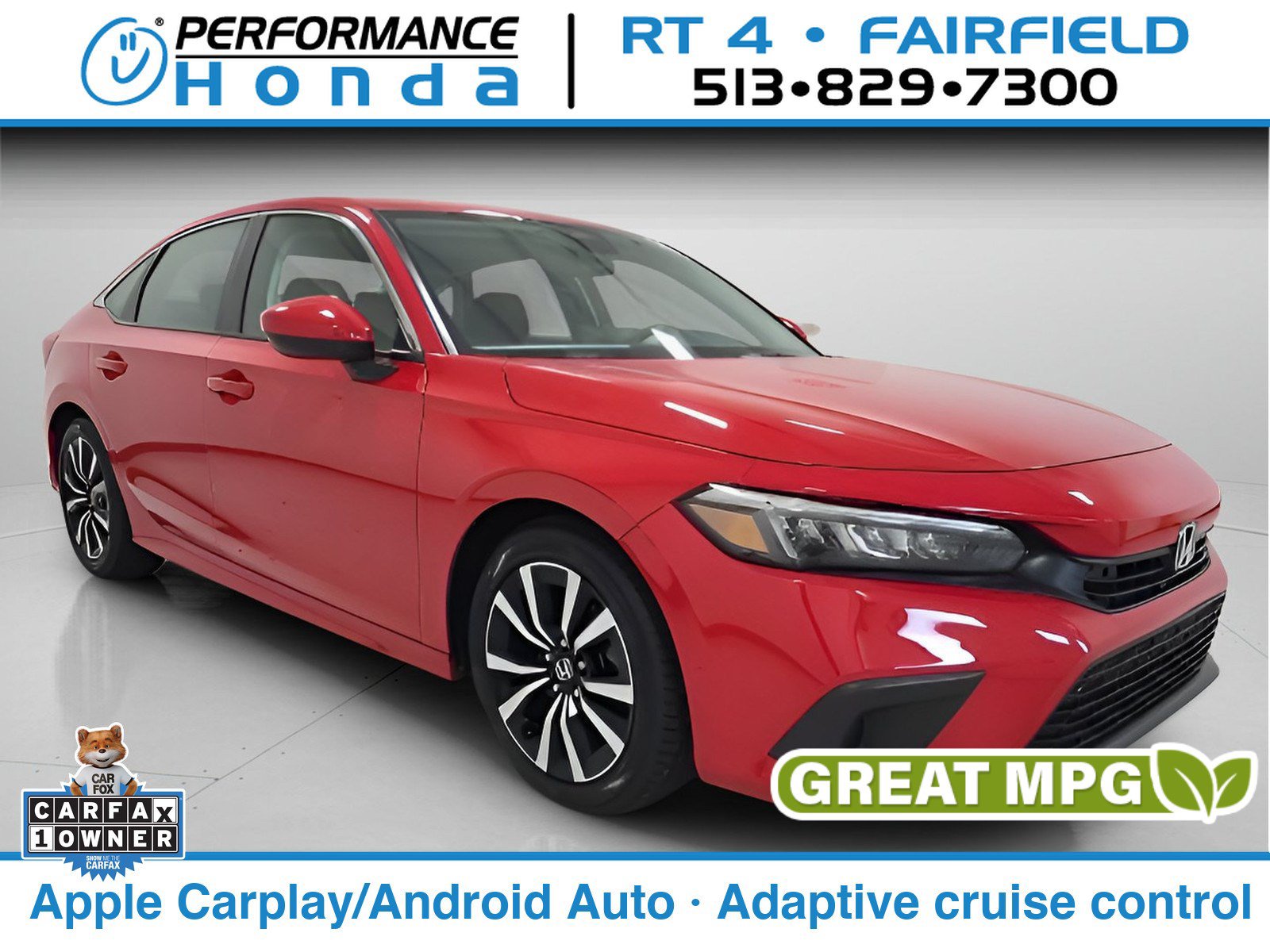 Used 2023 Honda Civic EX image 1