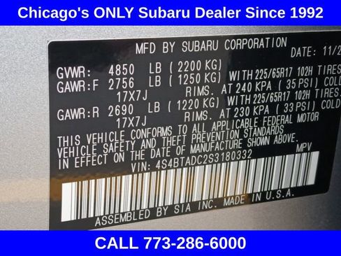 Certified 2025 Subaru Outback Premium w/ Popular Package #1A image 19