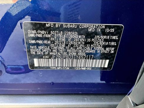 New 2026 Subaru Outback Premium image 18