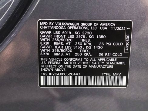 Used 2023 Volkswagen Atlas SE w/ Black Wheel Package AWD/4WD image 51