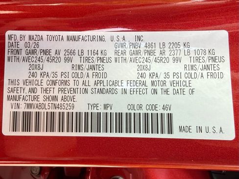 New 2026 MAZDA CX-50 AWD 2.5 S w/ Cargo Package image 44