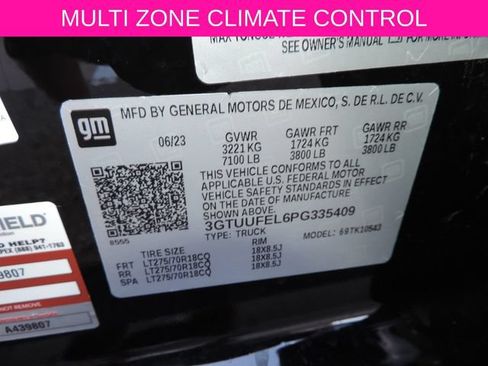Used 2023 GMC Sierra 1500 AT4X AWD/4WD image 21