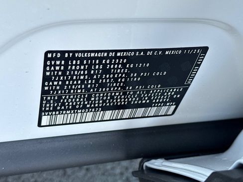 New 2026 Volkswagen Tiguan S AWD/4WD image 25