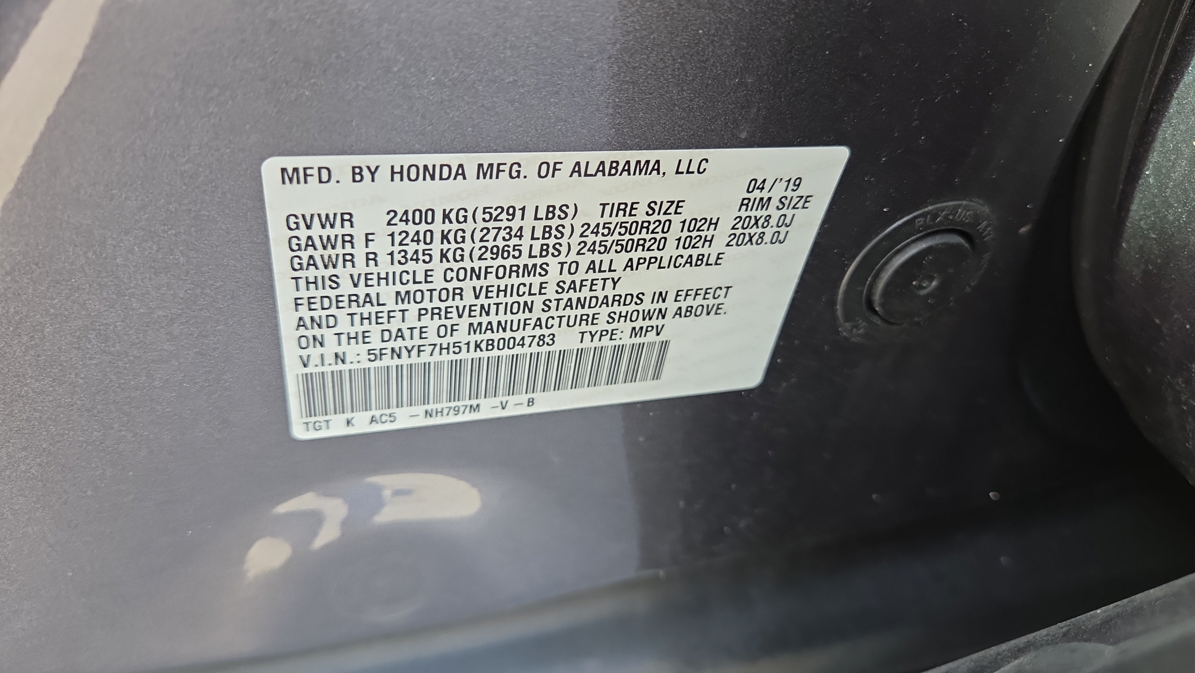 Used 2019 Honda Passport EX-L image 9