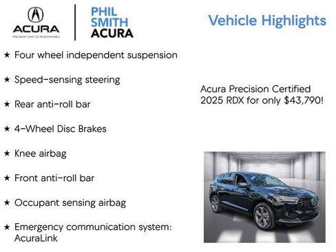 Certified 2025 Acura RDX Technology Package image 13