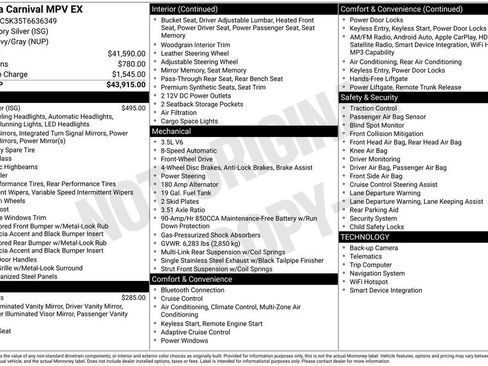 New 2026 Kia Carnival EX FWD image 8