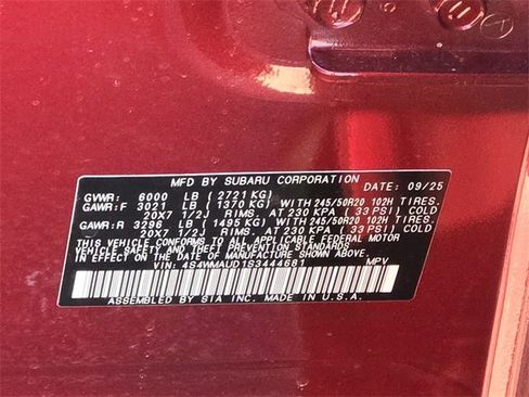 New 2025 Subaru Ascent Touring image 17