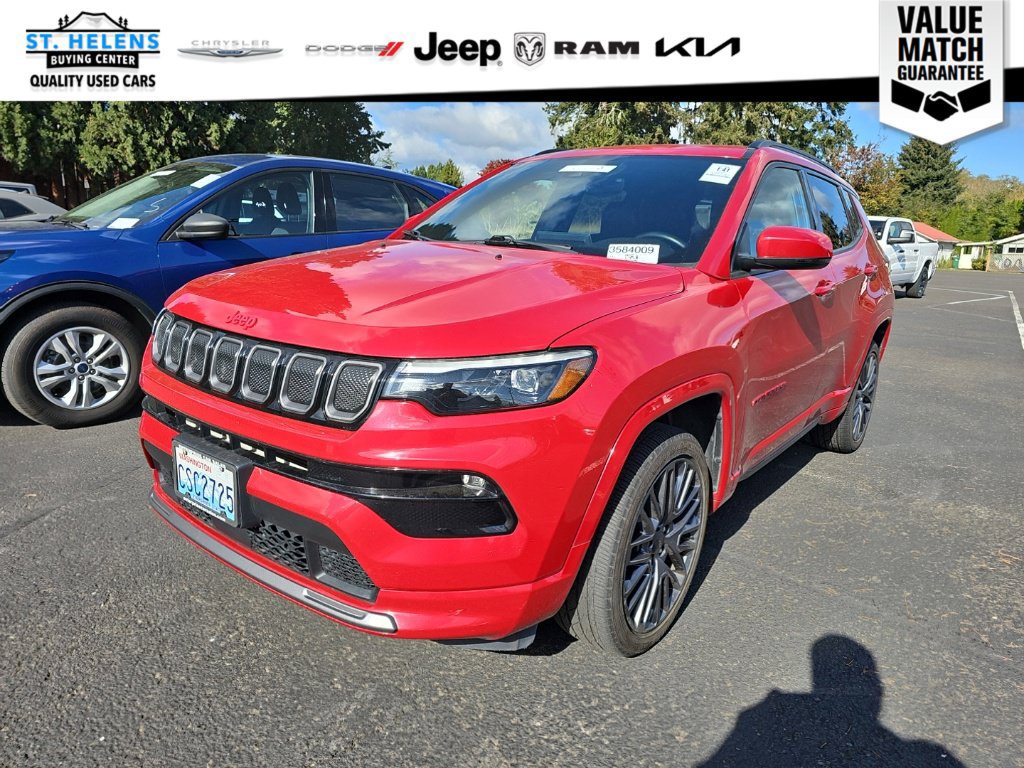 Used 2022 Jeep Compass Limited w/ (RED) Package AWD/4WD 360° Tour