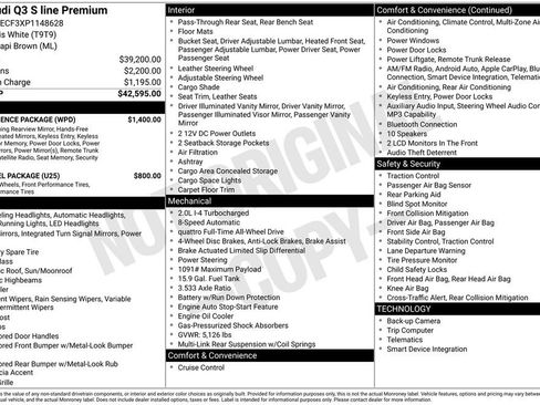 Used 2023 Audi Q3 2.0T Premium w/ Convenience Package image 18