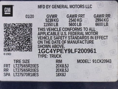 Used 2020 Chevrolet Silverado 2500 LTZ w/ LTZ Premium Package AWD/4WD image 58