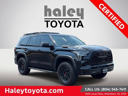 Certified 2025 Toyota Sequoia TRD Pro w/ Tow Technology Package AWD/4WD image 1
