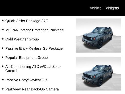 Used 2016 Jeep Renegade Trailhawk w/ Popular Equipment Group AWD/4WD image 6