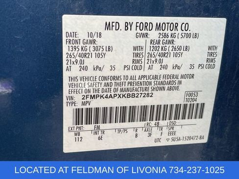 Used 2019 Ford Edge ST w/ Equipment Group 401A image 35