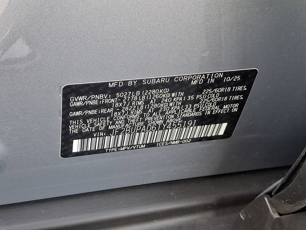Certified 2026 Subaru Outback Premium AWD/4WD image 27