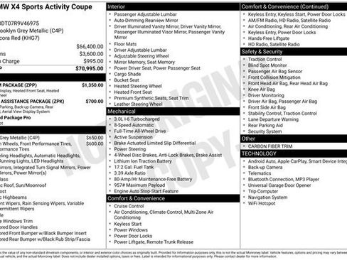 Certified 2024 BMW X4 M40i w/ Premium Package image 21