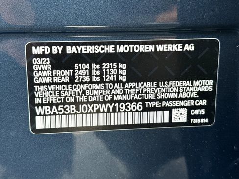 Certified 2023 BMW 540i w/ Executive Package image 22