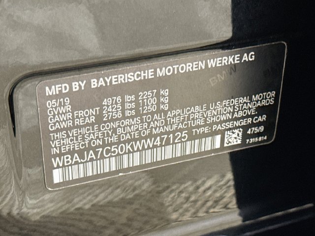 Used 2019 BMW 530i xDrive AWD/4WD image 39