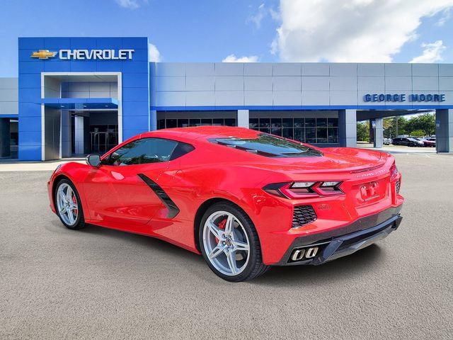 Certified 2021 Chevrolet Corvette Stingray Coupe w/ Chrome Exterior Badge Package RWD image 3