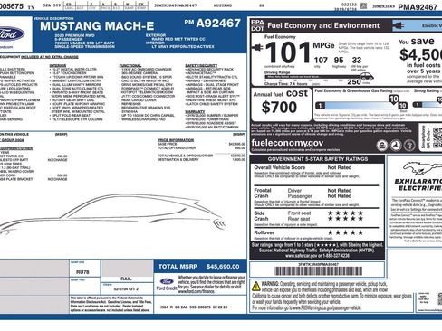 Used 2023 Ford Mustang Mach-E Premium RWD image 10