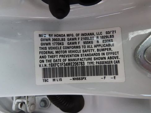 Certified 2021 Honda Civic EX image 26