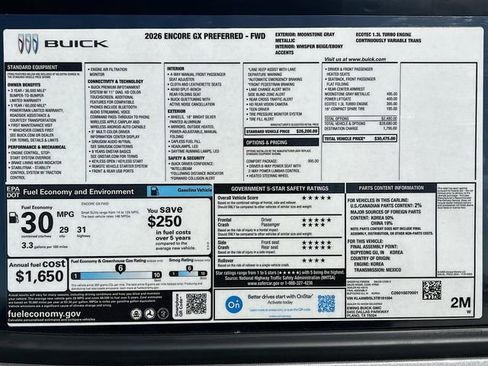 New 2026 Buick Encore GX Preferred w/ Comfort Package image 21