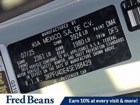 New 2025 Kia K4 EX image 18