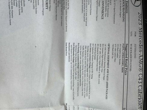 Used 2023 Mercedes-Benz C 43 AMG 4MATIC Cabriolet image 47