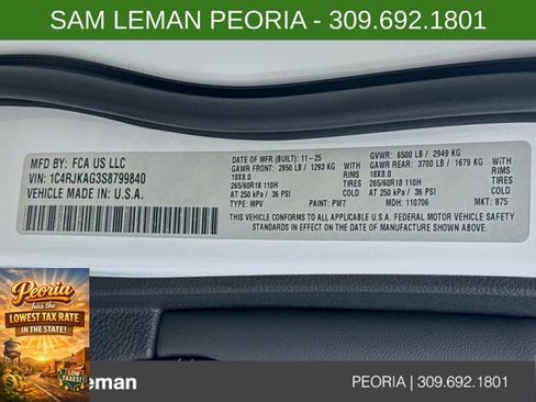 New 2025 Jeep Grand Cherokee L Altitude image 32