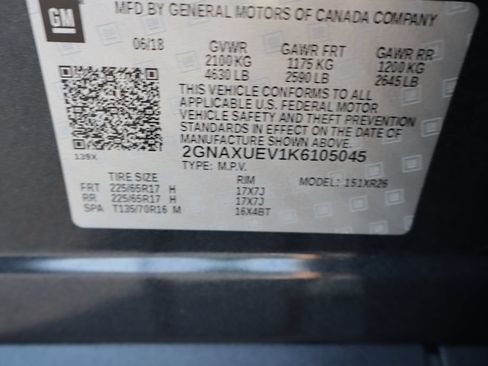 Used 2019 Chevrolet Equinox LT AWD/4WD image 36