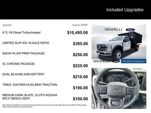 Used 2024 Ford F550 4x4 Regular Cab Super Duty w/ Snow Plow Prep Package image 12