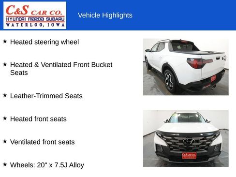 Used 2024 Hyundai Santa Cruz Limited image 13