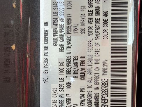 Used 2023 MAZDA CX-5 AWD 2.5 S w/ Select Package image 11