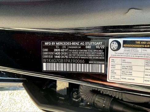 Certified 2023 Mercedes-Benz S 580 4MATIC Sedan image 21