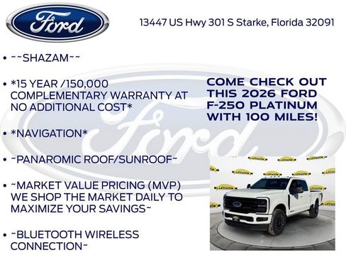 New 2026 Ford F250 Platinum image 5