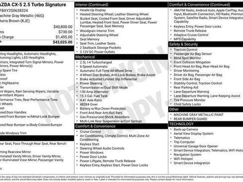 Certified 2025 MAZDA CX-5 Signature image 50