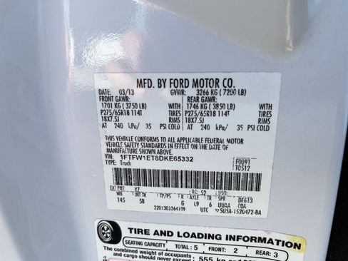 Used 2013 Ford F150 FX4 w/ Luxury Equipment Group AWD/4WD image 19