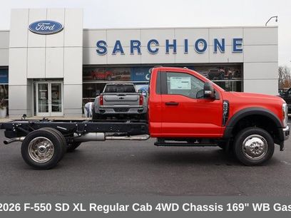 New 2026 Ford F550 4x4 Regular Cab Super Duty w/ XL Chrome Package