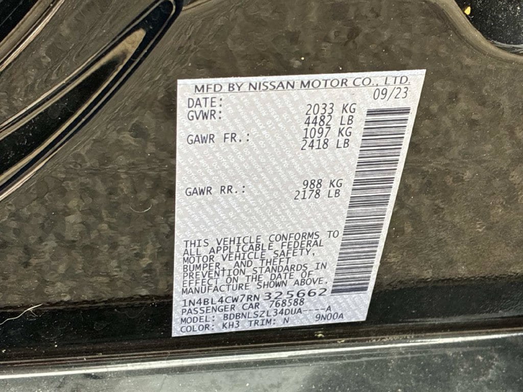 Certified 2024 Nissan Altima 2.5 SR AWD/4WD image 22